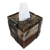 Top Brass Decorative Red White & Blue Rustic Square Tissue