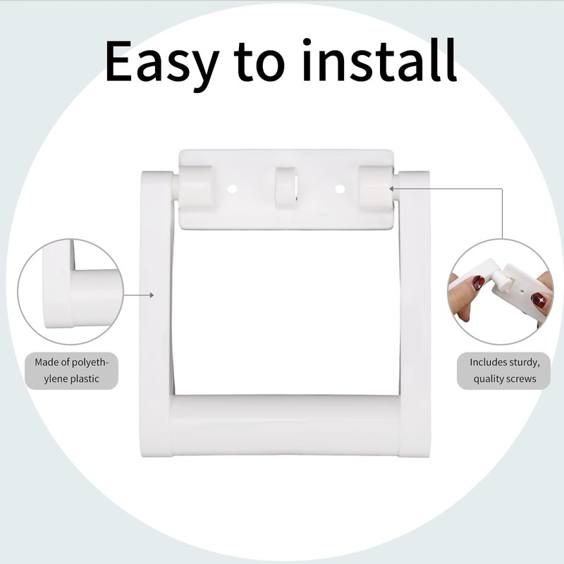 Fukaisu 2pcs Plastic Cooler Handle Replacement for 25-72 QT Coolers,