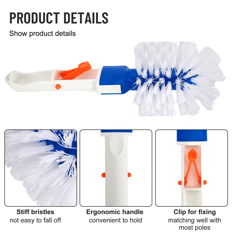 Pool Brushes, Swimming Pool Corner Brush Pool Step Cleaning Round