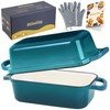 Articasting Cast Iron Loaf Pan With Lid, Enameled Bread Loaf
