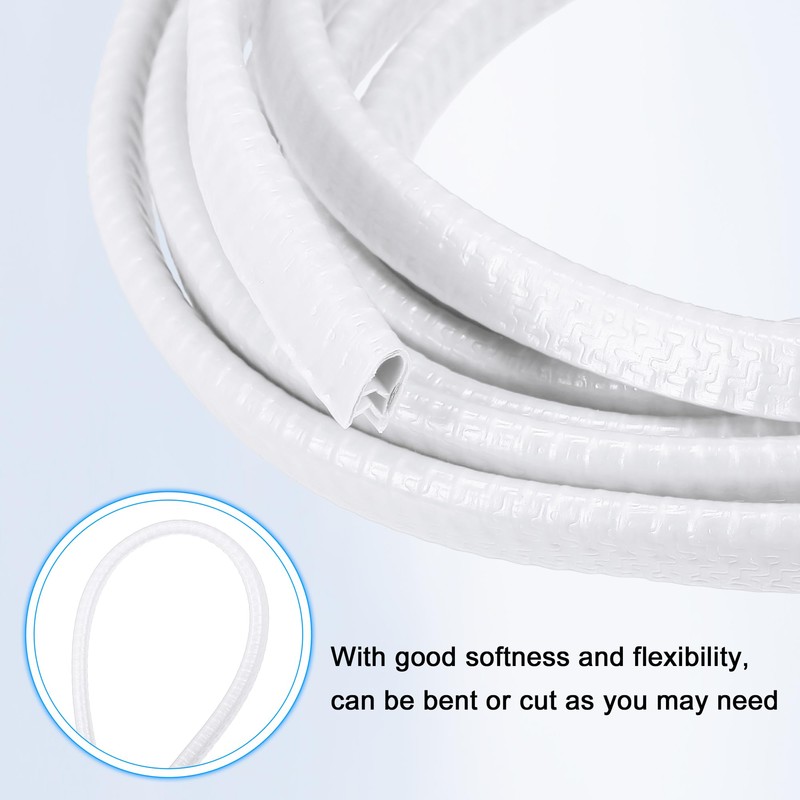 X AUTOHAUX 40ft Car Door Edge Guard U Shape Rubber