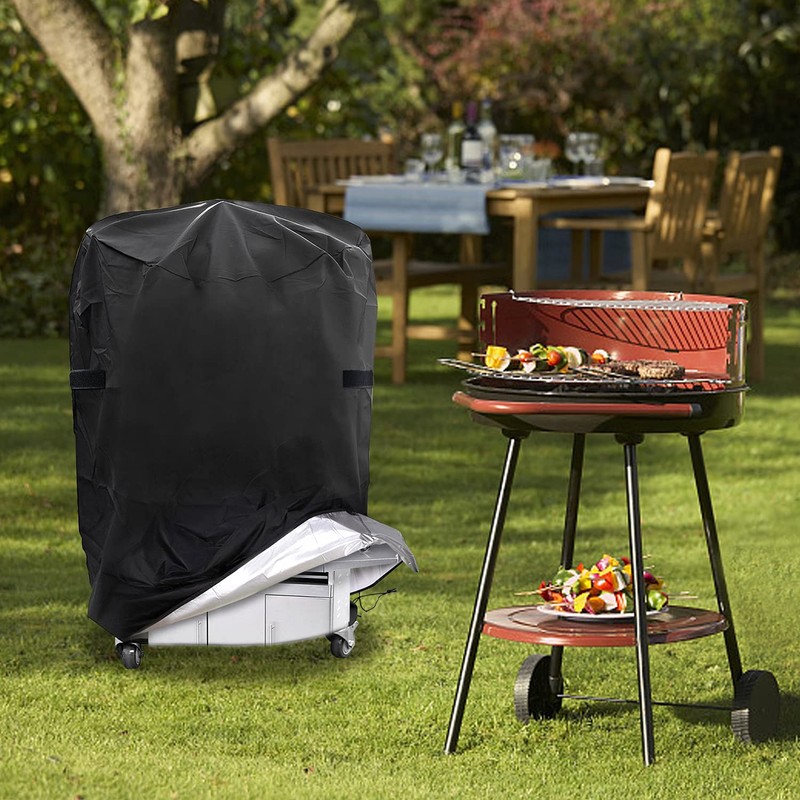 Weatherproof Barbecue Cover, Heavy Duty Tear-Resistant 210D Oxford, Waterproof, Windproof,