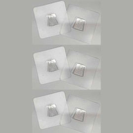 Trapezoidal Sticky Pads, for Sotfamily Corner Shower Caddy, 6PCS