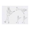 4 x 'Fancy Tap Dancer' Temporary Tattoos - Water Resistant,