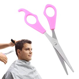 nalaina Hair Cutting Scissors, Hair Cutting Scissors, Self-cutting, Hair Volume Adjustment, Texture Adjustment, Stainless Steel, 2 Tier Blades, Lightweight, Bangs, Hair Ends, Around Ears, Beginners,