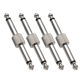 12Pcs Guitar Pedal Patch Connectors, Straight Type Guitar Guitar Effects Pedal to Pedal Connector (Gold+Silver+Black)
