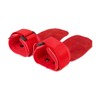 Monkey Power Straps con Callera de Piel Rojos, Gym Crossfit