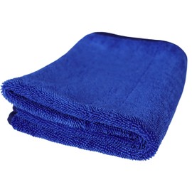 ADVANTUSE Dark Dry Drying Cloth Blue 50 x 70 cm 650 GSM Car Drying Cloth Car Care (Pack of 1)