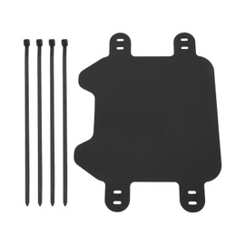 EMSea 1 Set Motorcycle Number Plate Front Motorcycle Number Plate Cover Front Black Plastic Compatible with Sur-Ron Light Bee X Lbx Ebike