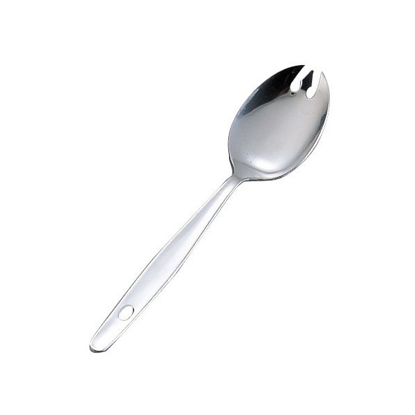 emute-torimatu matsushirushi Food End Split Spoon 18 – 0 Stainless Steel 150 mm Hole Bright