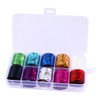 IWOWHERO 30 Rolls Women's Nail Stickers Foil Transfer Nail Art
