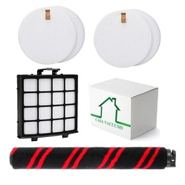 Filter Kit & Soft Roller for Shark UV2500 Upright Vacuum, Vertex w DuoClean PowerFins, HairPro, Powered Lift-Away, Self-Cleaning Brushroll & Odor Neutralizer Technology XFFKAZ2000 XHFAZ2000 1539FC3000