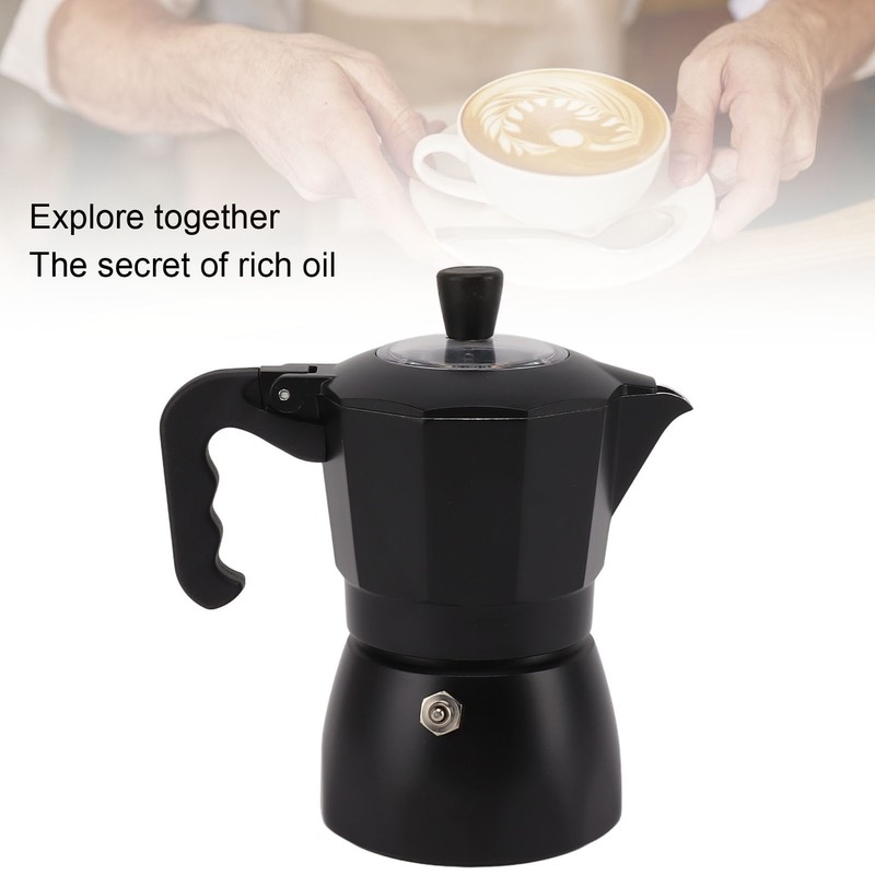Moka Pot Italian Coffee Maker Easy To Operate Aluminum Coffee