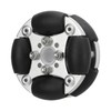 48mm Double Aluminum Alloy Omni Directional Wheel Loading 3kg for