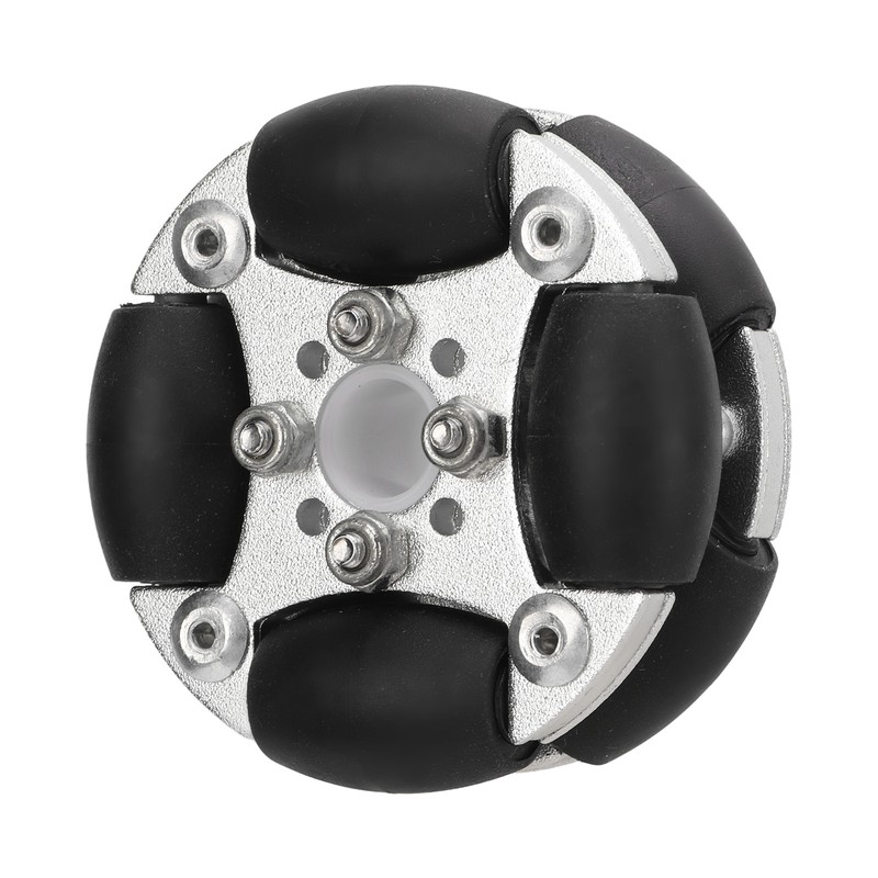 48mm Double Aluminum Alloy Omni Directional Wheel Loading 3kg for
