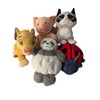 Weighted stuffed animal with 3 lbs, hippo, pig, panda or