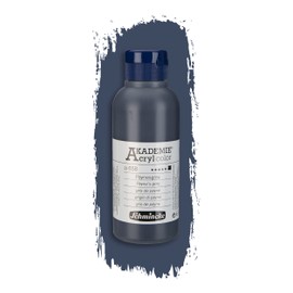 Schmincke - Akademie Acrylic Colour, Paynes Grey 250 ml, 23658027, Fine Artist Acrylic Paint, Brilliant, Highly Lightfast and Cadmium-Free, for Acrylic Painting, Mixed Media