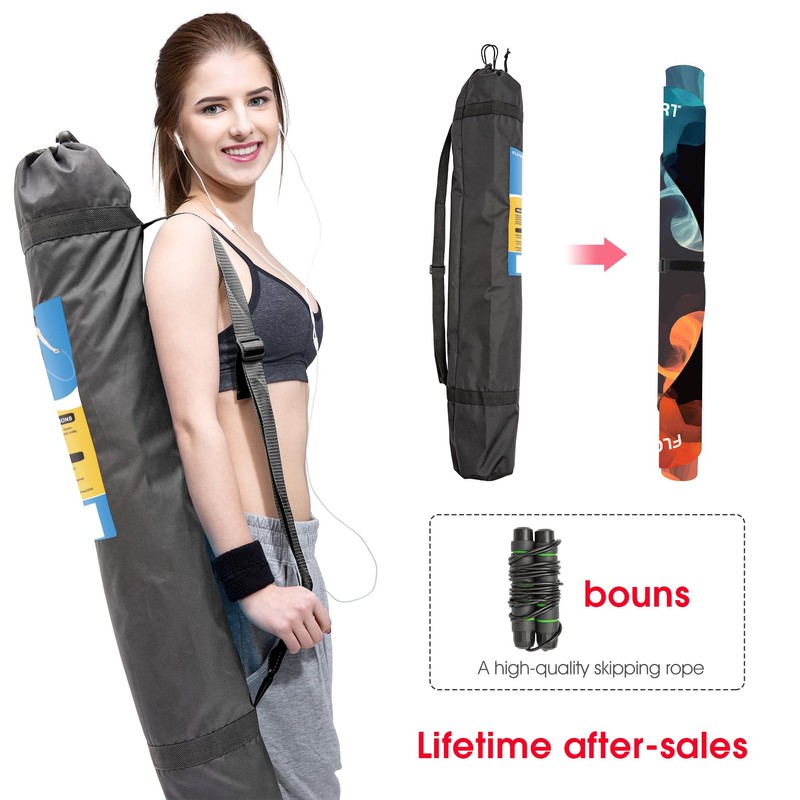 Jump Rope Mat Large Rubber Exercise Mat Indoor Outdoor Shock