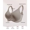 HORISUN Wireless Push Up Bras Comfortable Seamless Supportive Bras Full