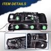 G-PLUS LED DRL Headlights Compatible with 1999-2002 Chevy Silverado/2001-2002 Silverado
