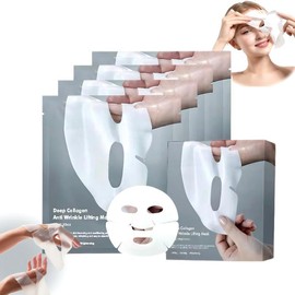 BISUTANG Collagen Anti-Wrinkle Face Mask, Facial Deep CareFine Line Reduction , firming, and moisturizing Firmingand Moisturizing Face Masks, Special Occasion,Radiant Skin Pampering Presents Gift Set Skin RepairSkincare Comfort - Specification: Three box