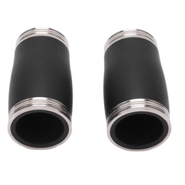 2PCS Two Section Clarinet, Clarinet Tuning Tube Tuning Tube Bb Treble Pitch Pipe Clarinet Barrel Replacement Accessories 58MM