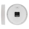 CASIO Wall Clock, White, Analog, Standard, Step Second Hand, Simple