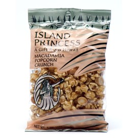 Island Princess Macadamia Popcorn Crunch -3 Snack Bags