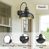 Bestshared 14" Gooseneck Barn Light Farmhouse Wall Mount Light Fixture