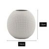 Point-Virgule Small Vase, Decorative Living Room, Beautiful, Ceramic, Light Grey,