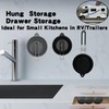 Silicone Collapsible Colander with Handle,Home/RV Kitchen Space Saving Silicone Colander,Drainage