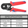 Heschen Crimper Plier, HSC8 6-4A, Mini Self-adjustable Crimping Tools, Use