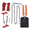 Hand Rope Chain Saw Efficient Both Sides Teeth Blades Folding