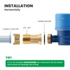 Watflow DN20 Water Meter 3/4" NPT, Gallon Water Flow Meter
