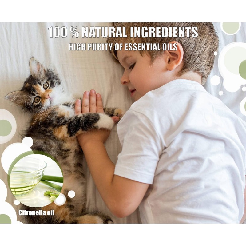 Mosquito Repellent, Made of Citronella Essential Oil, 16 Coils &