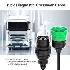 ANCEL CAN 3 - CAN 1 Crossover Cable for 2016 & Newer Paccar Peterbilts/Kenworths/Cummins Engines