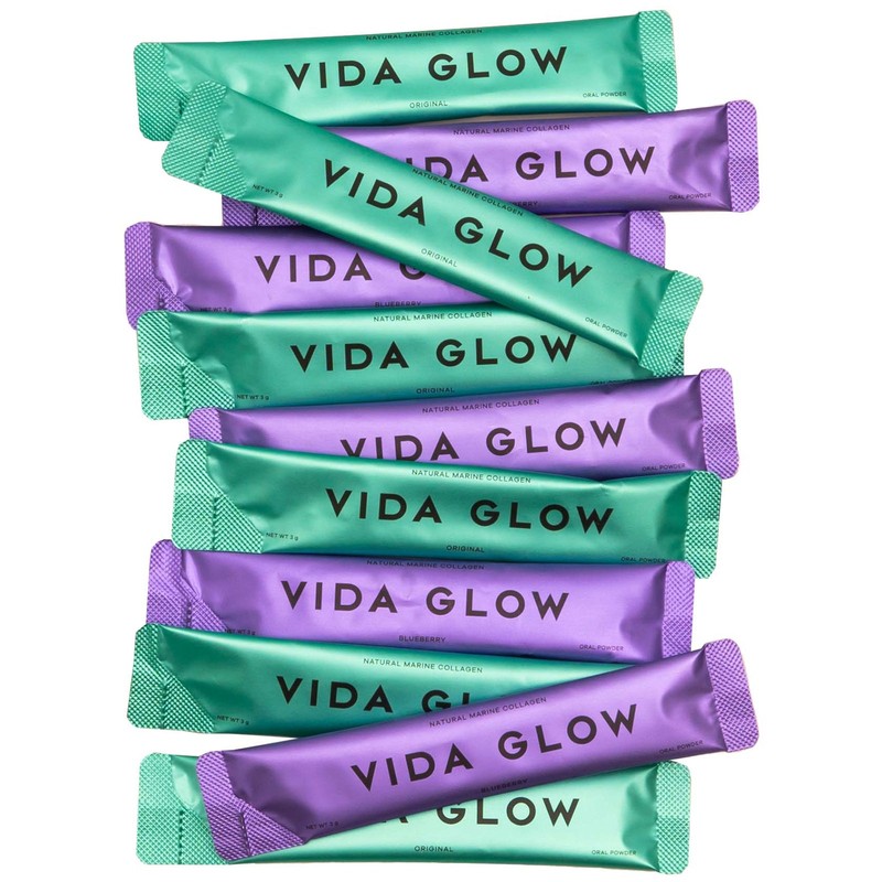 Vida Glow Mixed Natural Marine Collagen Trial Pack - 14