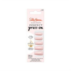 Sally Hansen Salon Effects Perfect Press-On Nails, Soul Pink, Press On Nails, Easy to Apply, Nail Glue & Adhesive Tabs Included