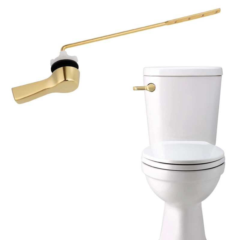 Hibbent Toilet Tank Flush Lever Replacement, Universal Front Mount Handle
