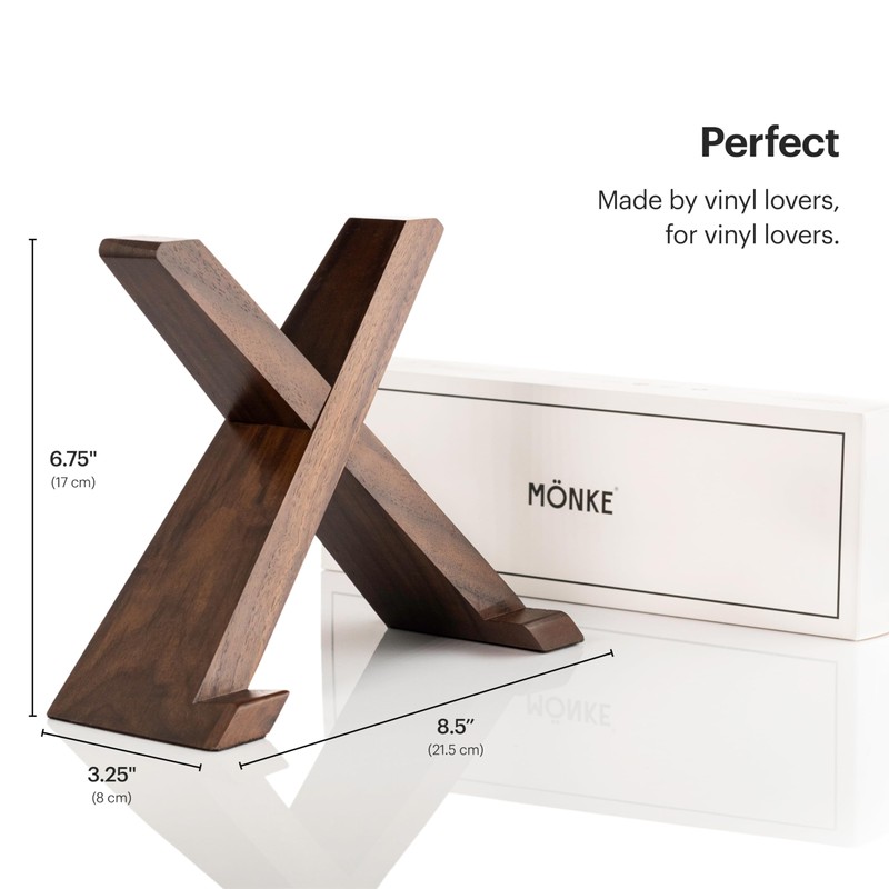 MÖNKE Vinyl Record Stand - an Elegant Display Shelf Made