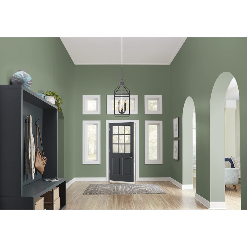 KILZ TRIBUTE Paint & Primer, Interior, Eggshell, Peaceful Forest, 1