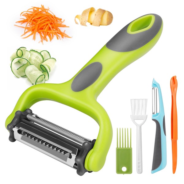 Senbowe Julienne Peeler, Potato Vegetable Peeler for Kitchen, I and