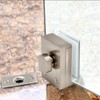 Glass Door Bolt Lock Latch Rotary Knob for Home Hotel