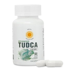 TUDCA Liver Support Supplements, 1100mg, Ultra Strength Bile Salt, Liver Cleanse and Detox, 60 Capsules
