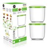 FOSA Vacuum Seal Containers, 2 Pack 45 oz, Vacuum Container