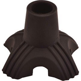 NOVA Cane Tip, Small Quad Tip with Rubber Grip Traction for Walking Cane, Size is 3” x 3”, Fits all ¾” Diameter Canes