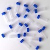 5ml Plastic Test Tubes Screw Caps Small Bottle Vial Storage