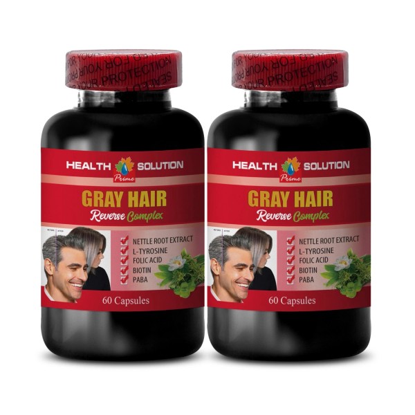 HEALTH SOLUTION USA GRAY HAIR REVERSE ADVANCED COMPLEX - Pantothenic