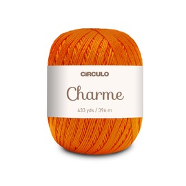 Charme Yarn by Círculo - 100% algodón virgen brasileño mercerizado (paquete de 1 bola) - 5 onzas, 433 yardas - Sport (4445)