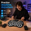 Portable Electronic Drum Set for Beginners – 9-Pad Roll-Up MIDI
